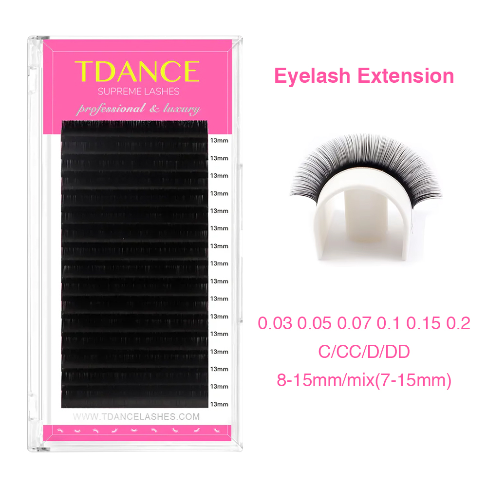 Eyelash Extension Anime - TDANCE まつげエクステンション 16 行韓国 PBT C/CC/D/DD