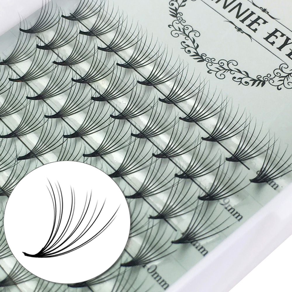 Eyelash Extension Cat Eye - 新しいカメリアプレメイドボリュームファン 10D/12D/14D/16D プロメイド ロシア製ボリュームファン まつげエクステ 既製束