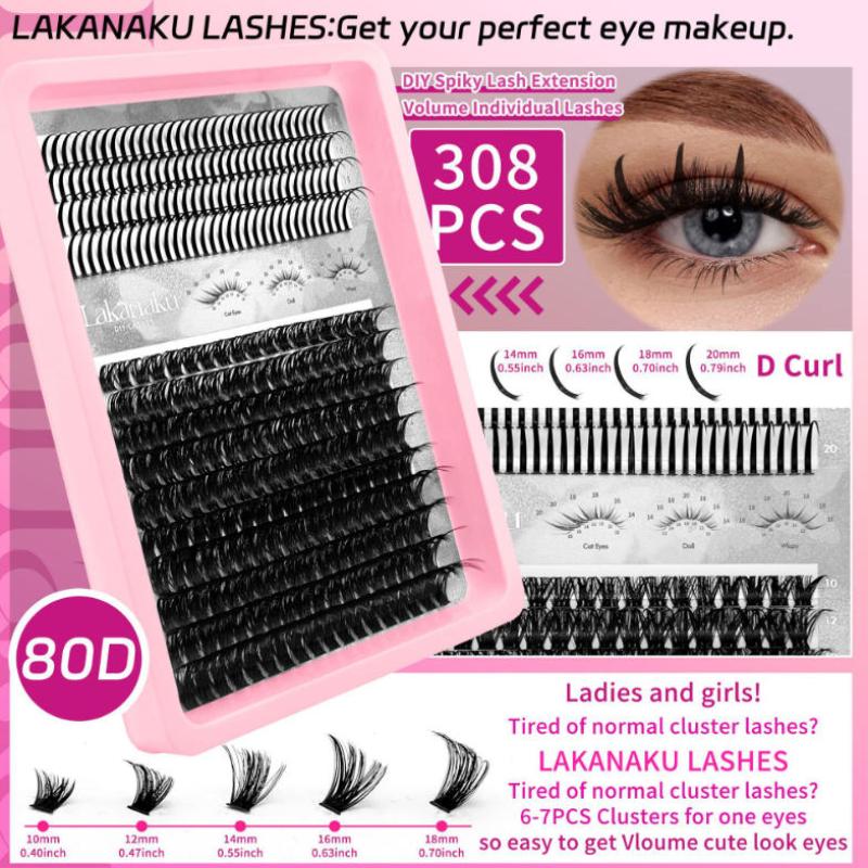 Eyelash Extension Fan - 1セットDIYつけまつげ ウィスピーDIYまつげブック ふわふわクラスターまつげエクステ ボリュームファン