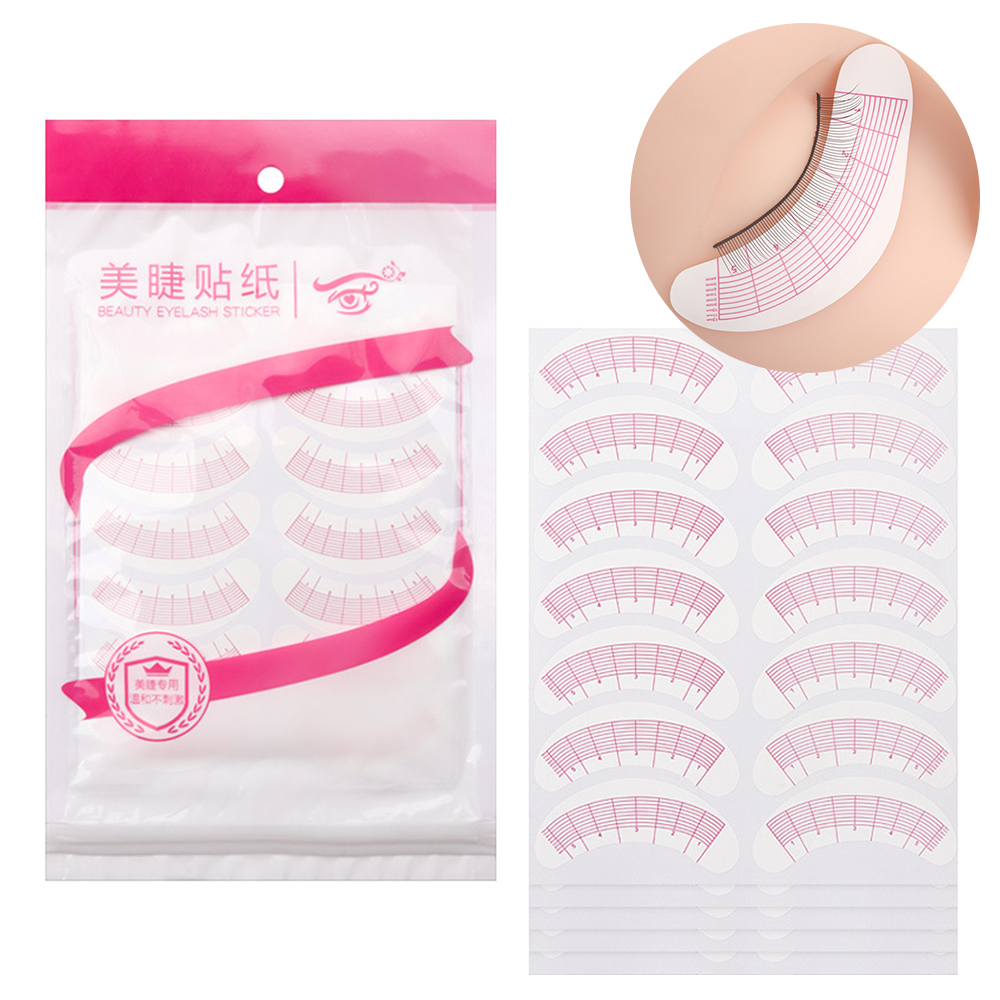 Lash Mapping Sticker - メイクアップアクセサリー,練習用ステッカー,アイパッド,マッピングチップ,ステッカー,消耗品,まつげアクセサリー,70ペア