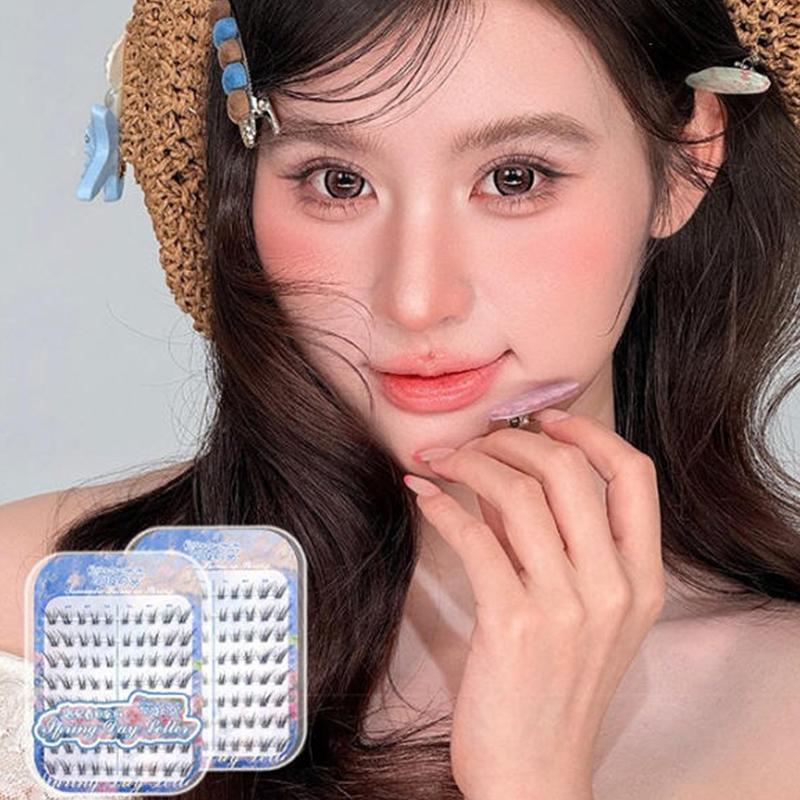 Lash Adhesive Glue - ゼロタッチつけまつげ ナチュラルまつげ束 まつげ接着剤不要 セルフ接着まつげ