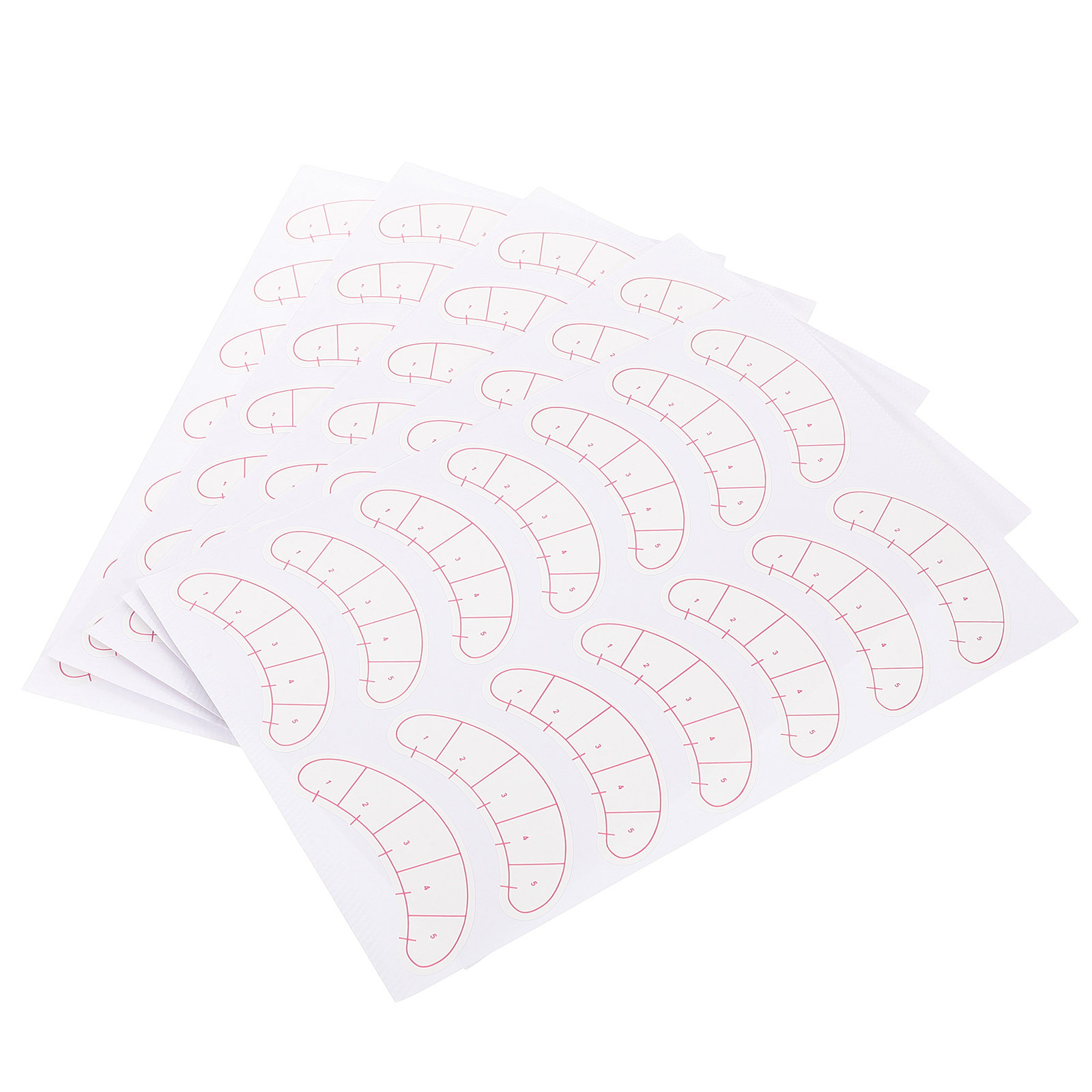 10枚入りまつげパッド、まつげエクステ用アイソレーションペー - Lash Mapping Sticker のレビューと価格