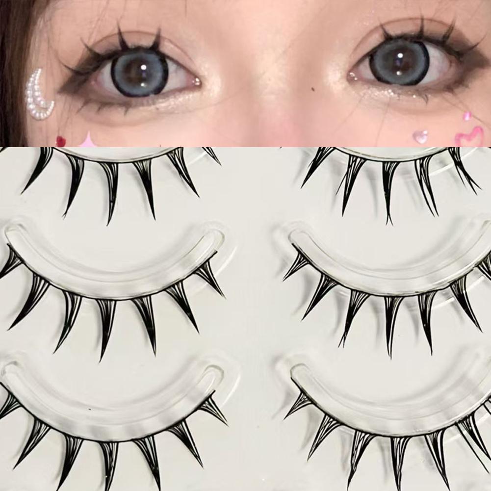 5 ペア/箱コスプレエアつけまつげ小悪魔マンガアニメエクステ - Eyelash Extension Wet Look のレビューと価格