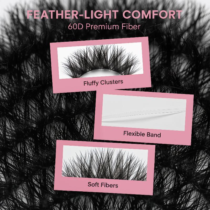 1セットDIYつけまつげ ウィスピーDIYまつげブック ふわ - Eyelash Extension Fan のレビューと価格