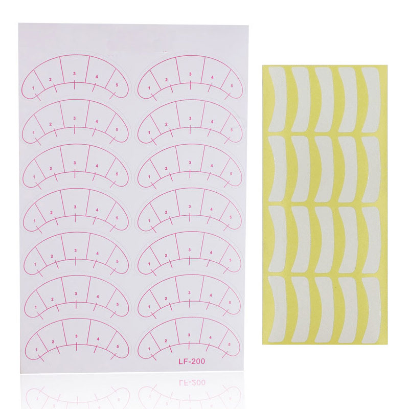まつげエクステペーパーパッチ,目の下のステッカー,つけまつげ - Lash Mapping Sticker のレビューと価格
