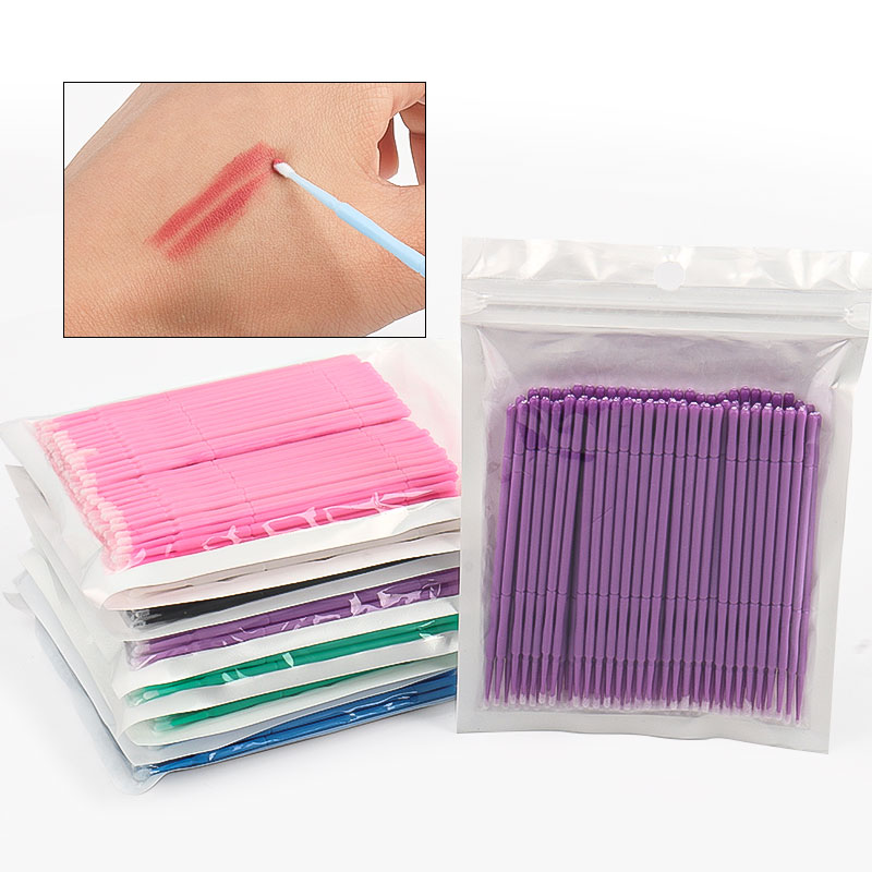 100本入り/袋 竹製まつげエクステ洗浄綿棒 ラッシュリフト - Lash Adhesive Glue のレビューと価格