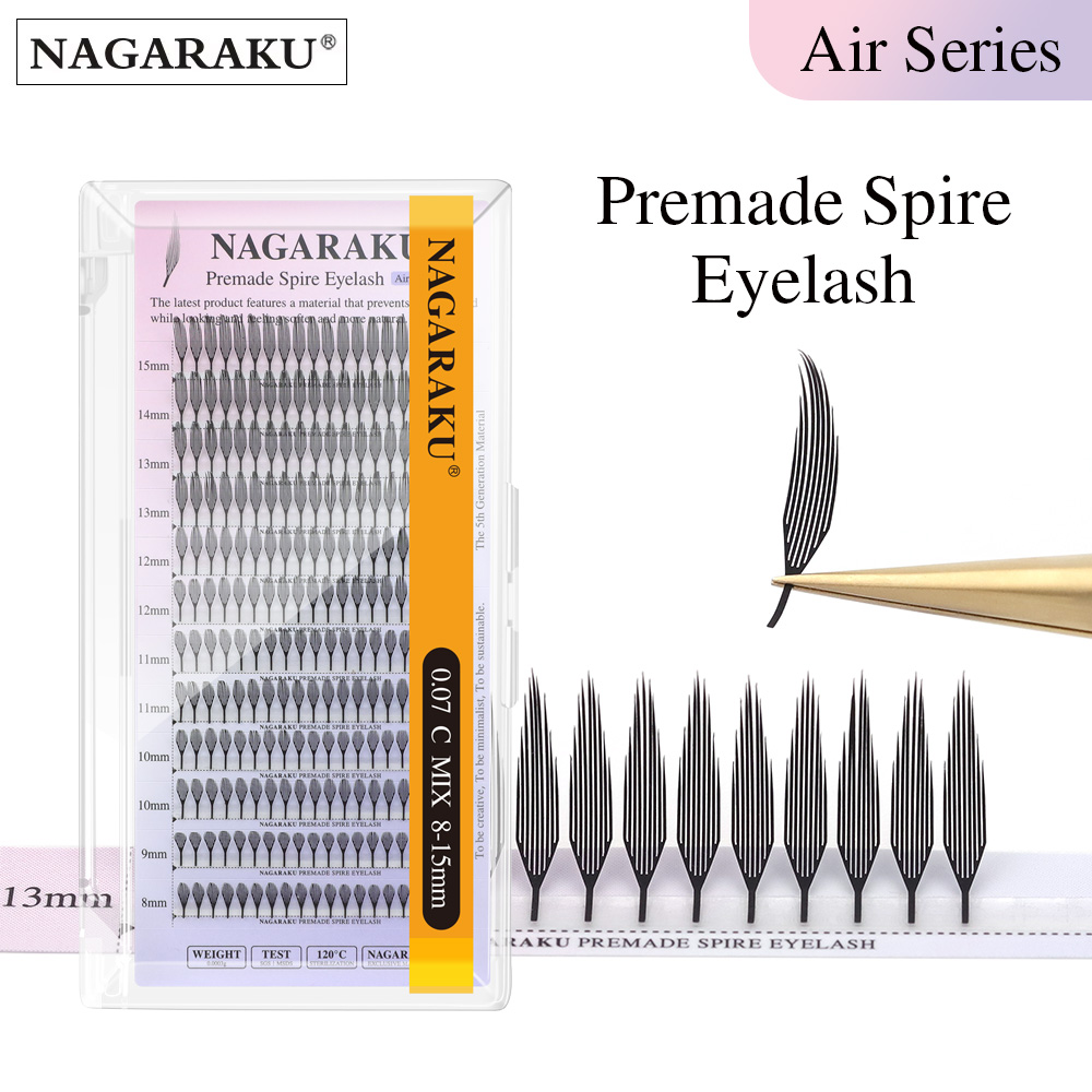 NAGARAKU 既成スパイアまつげ アニメ効果 ソフトプル - Eyelash Extension Anime のレビューと価格