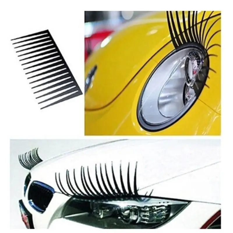車のヘッドライトを飾るためのつけまつげステッカー,3D,魅力 - Lash Mapping Sticker のレビューと価格