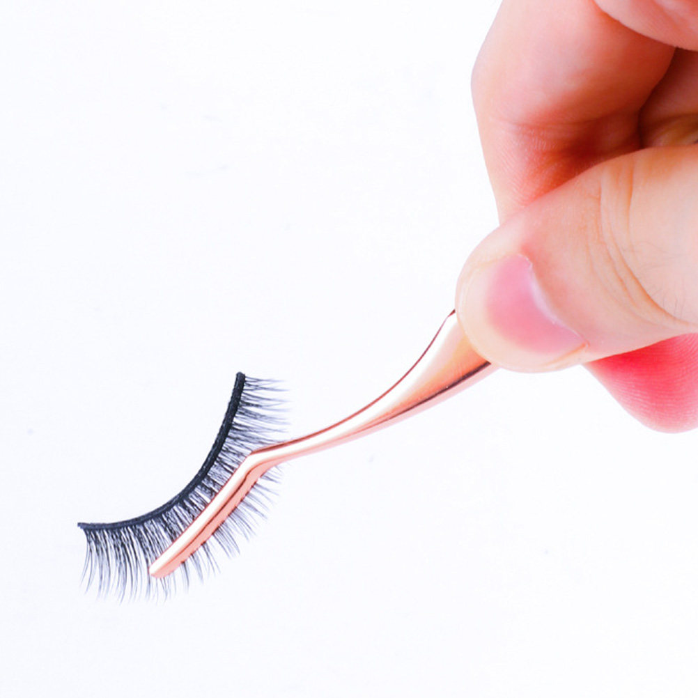 2 個のプレミアムメタルまつげピンセット女性用カーブチップま - Isolation Tweezer Curved のレビューと価格