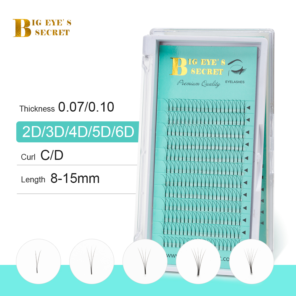 BES 2D 3D 4D 5D 6D ファンボリュームまつげ - Eyelash Extension For Big Eyes のレビューと価格