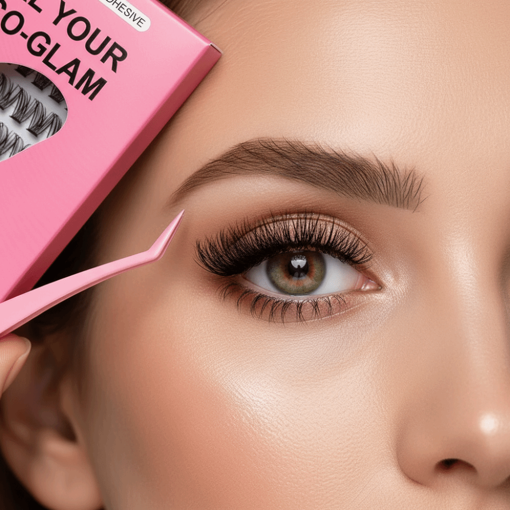自然な見た目DIYまつげエクステキット ふわふわ 接着剤不要 - Lash Adhesive Glue のレビューと価格