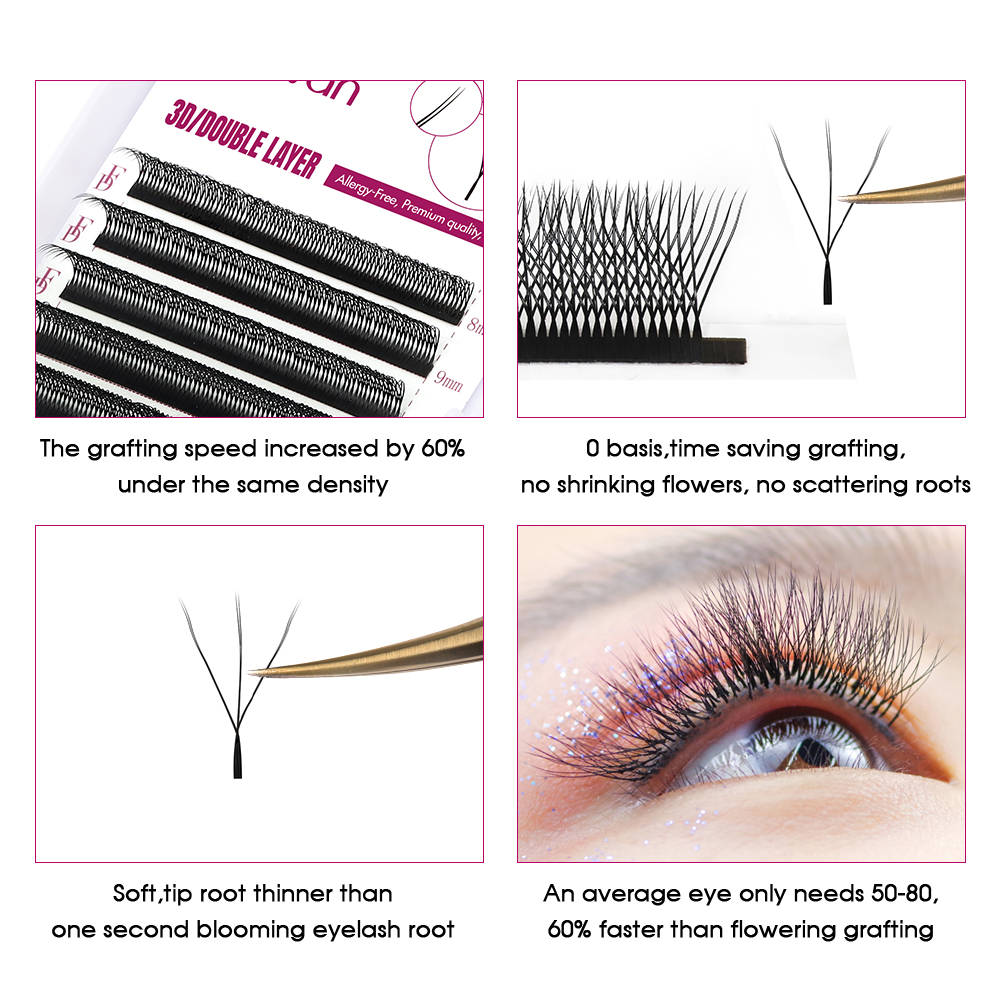 FADVAN 6D-W 形状まつげエクステンション (3D  - Eyelash Extension Fan のレビューと価格