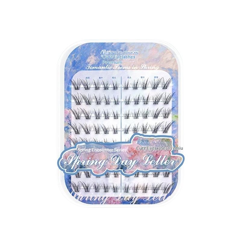 ゼロタッチつけまつげ ナチュラルまつげ束 まつげ接着剤不要  - Lash Adhesive Glue のレビューと価格