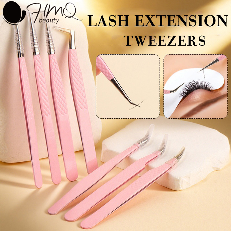 高精度まつげエクステンションピンセット ファイバーチップ付き - Isolation Tweezer Curved のレビューと価格