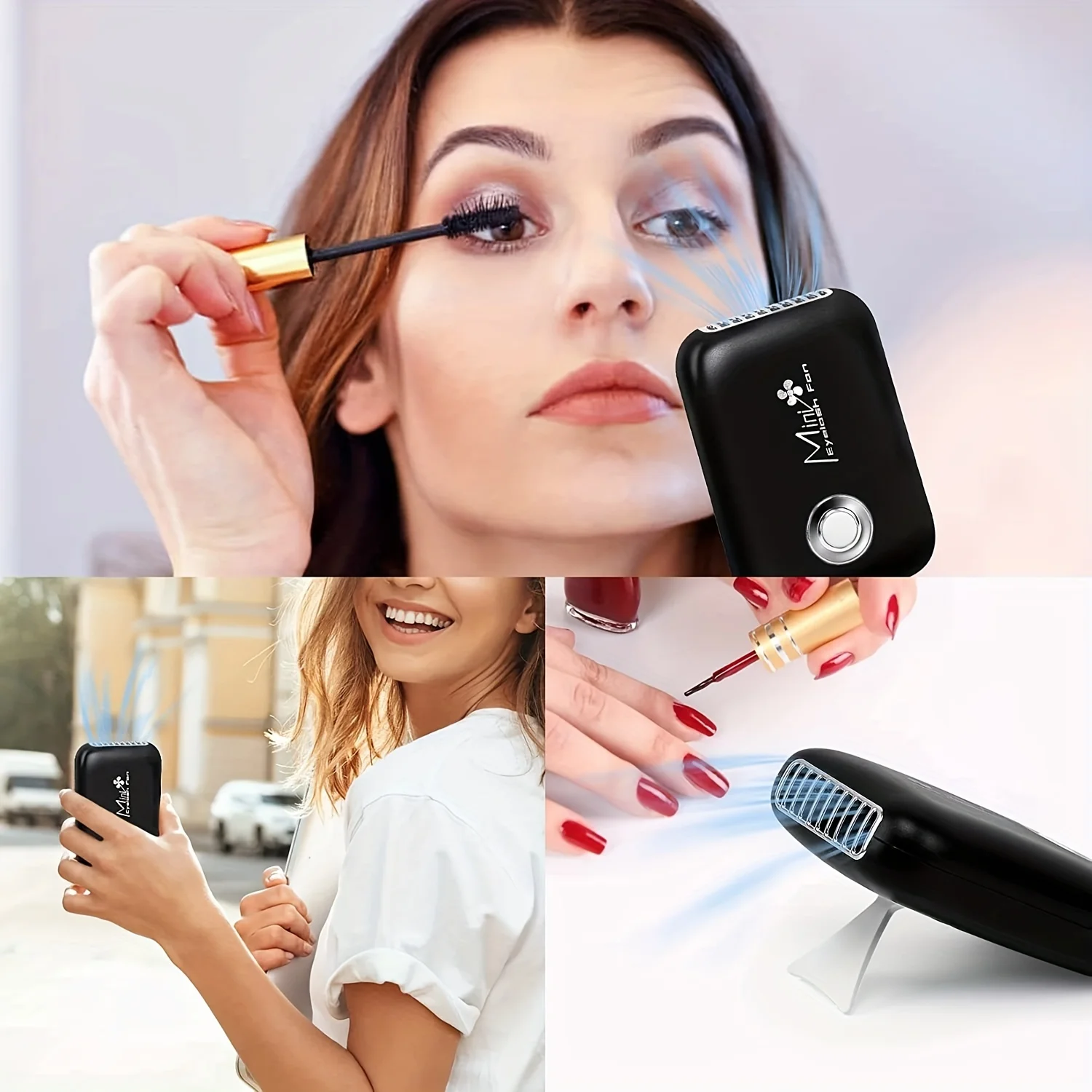 ミニラッシュファンポータブルまつげエクステンションファン乾燥 - Eyelash Extension Fan のレビューと価格